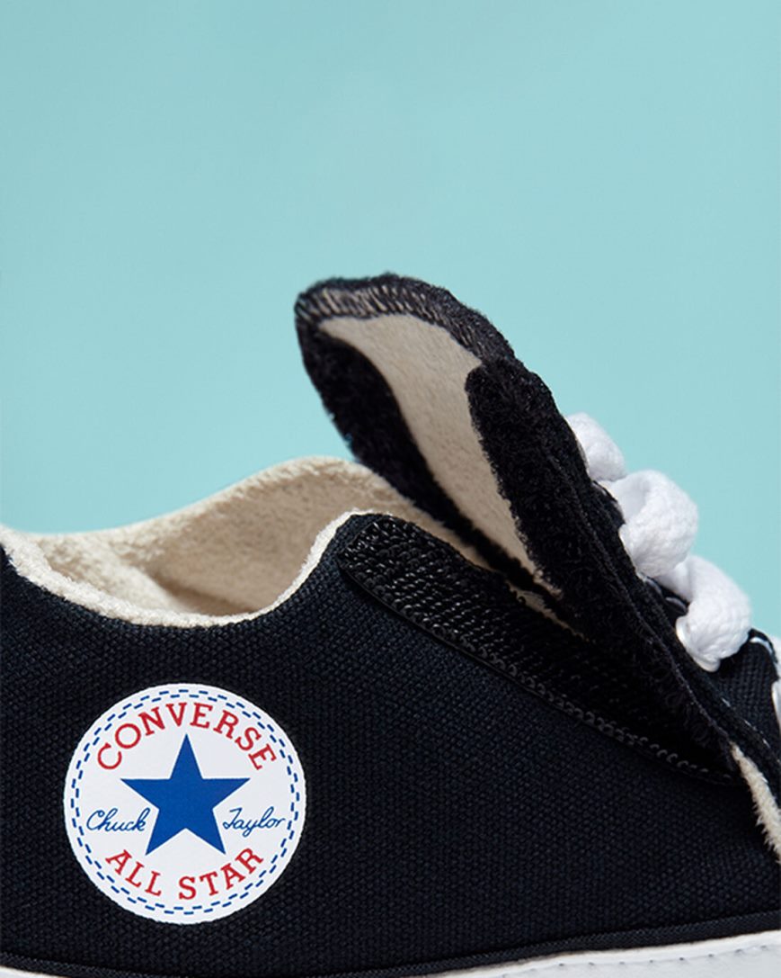 Tenisi Inalti Baieti Converse Chuck Taylor All Star Cribster Easy-On Negrii Bej Albi | RO XGHVY340